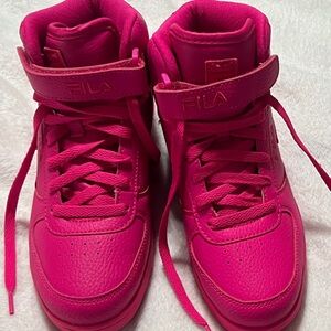 Fila Womans Hot Pink Sneakers